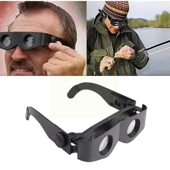 Portátil Óculos Lupa Telescópio, Binóculos para a Pesca Caminhadas Ajustável M2M4  5