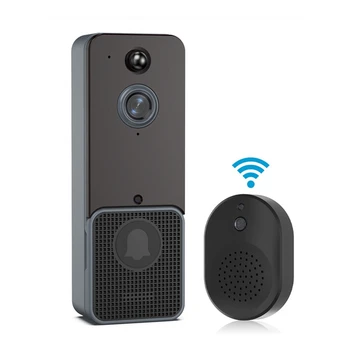 T6 Inteligente de Vídeo sem Fio Doorbell Digital Visual Intercom wi-FI Campainha Impermeável Porteiro Eletrônico Câmera de Segurança  10