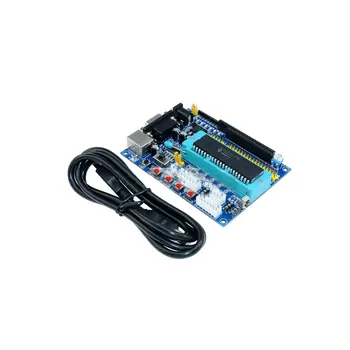 1Set USB do PIC Conselho de Desenvolvimento PIC16F877A 12V DC para JTAG Mínimos de Sistema do Microcontrolador MAX3232 ISP IO ICSP Programa Emulador  1