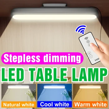 Estudo LIDERADO por um Candeeiro de Secretária USB Recarregável Noite Quarto de Luz LED, Lâmpada da Tabela de Mesas de Computador Lâmpada de Leitura de Armários de Cozinha, Iluminação  5