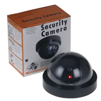 Falso, Fictício Câmera Dome Interior Ao Ar Livre De Simulação De Câmera De Segurança Em Casa De Vigilância Simulado Câmera Monitor Led  4