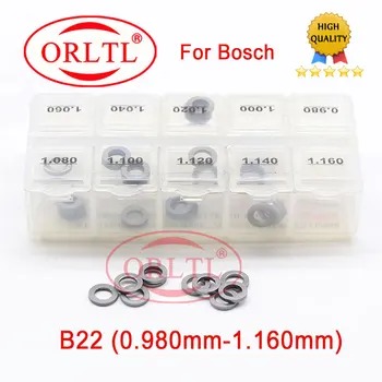 ORLTL Injector Comum do Trilho de Ajuste de Arruelas B22 Calços Tamanho de 0,98 MM-1.16 MM Kit de Reparo de Vedação de Peças de Reposição  10
