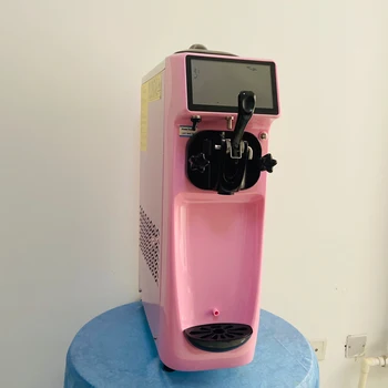 2022 Fábrica Recém-Inventado Único Cabeça da Máquina do Creme de Gelo mini sorvete Soft Máquina do Creme de Gelo máquina de Fazer Fornecedor  10