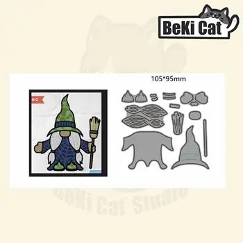 Beki gnome cortante arquivo Original Stencils para DIY Scrapbooking álbum de fotos Decorativo DIY Cartões de Papel  3