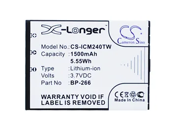 Cameron Sino BP-266 Bateria para Icom IC-M24 IC-M23 1500mAh / 5.55 Wh  5