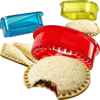 Sanduíche de Cortador e Selador Conjunto Uncrustables Sanduíche de Biscoito de Pão de Panqueca Criador Perfeito para Crianças, Lancheira e Caixa de Bento  1