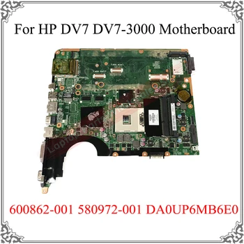 Para HP DV7 DV7-Série 3000 da Intel PM55 placa-Mãe 600862-001 580972-001 DA0UP6MB6E0 1GB de memória DDR3 e a placa principal Placa Lógica Totalmente Testados  2