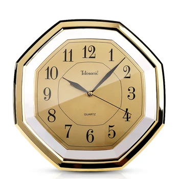 Estilo Chinês Relógio De Parede Simples E Criativo Vintage Criativo Silencioso Digital Relógio De Parede Sala De Estar Reloj De Pared Decoração De Casa 5  10