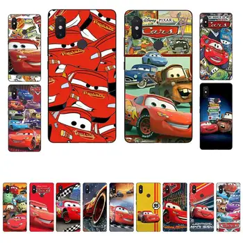 Disney carros de Brinquedo Caso de Telefone Xiaomi mi 8 9 10 lite pro 9SE 5 6 X max 2 3 mix2s F1  5
