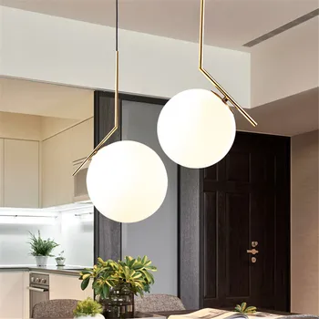 LED interior moderno, o candelabro de decoração de interiores de casa de iluminação criativa de design de sala de estar, quarto lâmpada / AC 220V luz quente  5