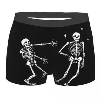 Ossos do Esqueleto Almas Você já Conheceu Meu Parceiro Cuecas Breathbale Calcinha de roupa íntima para Homens Impressão Shorts Boxer Briefs  5