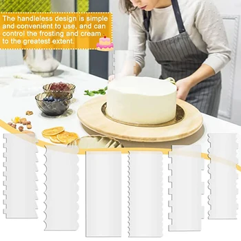 6Pcs Bolo Raspador de DIY Decoração de Bolo Mousse de Cereja mais Suave para Pastelaria  10