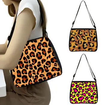 2021 Moda Leopard Impresso Crossbody Sacos Pequenos nas Axilas Saco de Ombro Senhora Bolsas Femininas Simples, Sacolas para as Mulheres  10