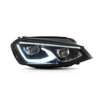 Navihua quente venda Carro Chefe Montagem de Luz de Led Auto Lâmpada do Farol Para VW Golf 7 2014-2018 Faróis de LED  5