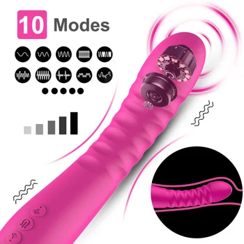 Vibrador Vibrador para as Mulheres Estimulador de Clitóris, em Silicone Macio Ponto G Vagina Vibrador, Masturbador Feminino Adulto Brinquedos Sexuais para a Mulher L1  5