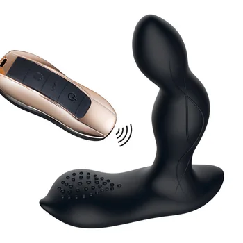Controle remoto Massageador de Próstata Anal, Vibrador Ponto G Fivela de Padrões de Plug anal Vibrador Aquecimento Sexo Anal Brinquedos para o Homem Brinquedo Adulto  10
