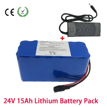 24V 15Ah Bateria de Lítio Incorporada 21700 Pack Para 250W 350W 500W 750W Bicicleta Elétrica Com 25A BMS E 29.4V2A Carregador  3