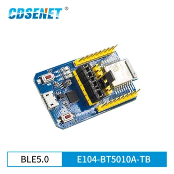 CDSENET 2.4 GHz nRF52810 BLE 5.0 USB Placa de Teste dente-Azul Módulo de Transmissão Transparente E104-BT5010A-TB mac binding  5
