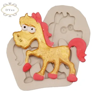 Pegasus 3D Molde de Silicone Cavalo de Chocolate Fondant Moldes de Sugarcraft de Decoração do Bolo de Ferramentas de Bolo de Sabão Moldes A1885  10