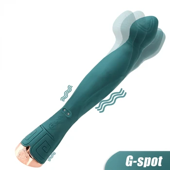 10 Frequência Clitóris, Ponto G, Massager de Carregamento USB 5 Modos de Dedo Puxe a Vagina StimulateAV Vara Vibrador Brinquedo do Sexo Para Mulheres  5