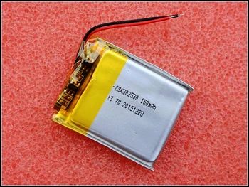 3,7 volts bateria de lítio do polímero F8 Ling DM900 tráfego gravador BL580 geral carga 032530  2