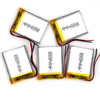 5PCS 3,7 V 1800mAh 804050 Li-Bateria Recarregável de polímero de lítio Li-Po de iões para MP3 MP4 KTV família microfone com GPS  1