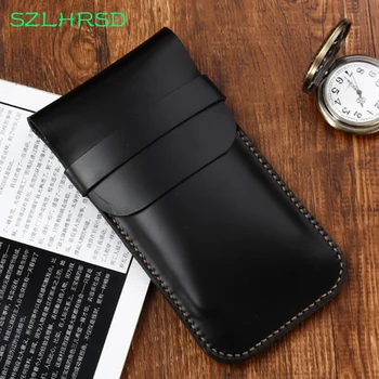 SZLHRSD Novo para Samsung Galaxy No6 C8 C7 On7 Primeiro-On5 caso capa protetora de Couro Genuíno saco do telefone de Todos-inclusive anti-queda  5