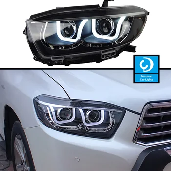 Farol Dianteiro do carro Para Toyota Highlander 2021-2022 Tipo de Farol de LED Estilo Dinâmico do Sinal de volta da Lente de Acessórios Automotivos  10