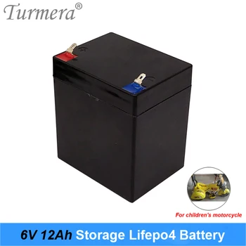 Turmera 6V 6AH Lifepo4 Bateria Substituir Baterias de Armazenamento para Crianças Elétrica de Automóveis e de motos Eletrônico Luz de Emergência Uso  0