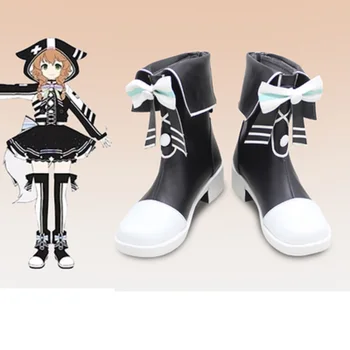 Unisex Anime Cos Warabeda Meiji Trajes Cosplay Sapatos Botas Tamanho Personalizado  2