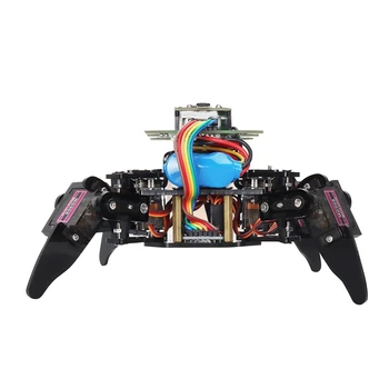 ESP8266 Robô Quadrúpede Kit DIY Criador de Educação Robô Kit de Programação de Robô Aranha Kit de Vários Modos Funcionais  5