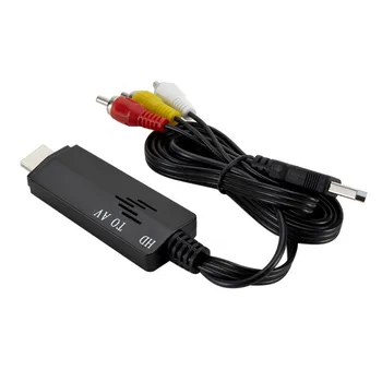 1080P compatível com HDMI Para RCA AV Áudio e Vídeo AV Adaptador de Cabo Componente Conversor de DVD, Caixa de Cabo PS3, Xbox 360 Blu-ray Player  5