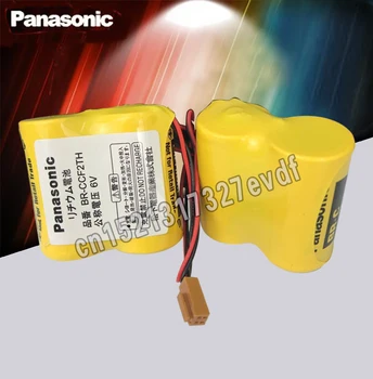 Panasonic Original 2pcs/lote BR-CCF2TH Bateria com w/2P plug 6V 5000mah PLC FANUC Baterias de Lítio  4