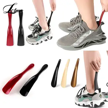 Profissional De Chifres De Sapato De Plástico Preto, Sapato Chifre Colher Forma Calçadeira De Sapatos Levantador Flexível Resistente A Deslizamento  5