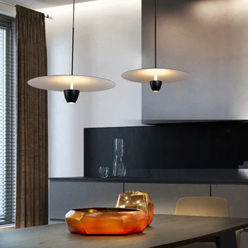 Nordic Moderna de Ferro UFO LED luzes pingente, Mesa de Jantar, Cozinha, Cama, Decoração, Iluminação  10