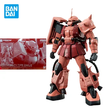 Bandai Original de Gundam Modelo de Kit de Anime Figura RG 1/144 ALTA MOBILIDADE, TIPO ZAKUII Figuras de Ação Colecionáveis Brinquedos, Presentes para Crianças  10