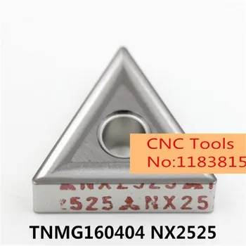 10PCS TNMG160404 NX2525/TNMG160408 NX2525. a lâmina de corte, torneamento de ponta, adequado para MTJNR WTJNR WTENN MTQNR Série de ferramentas de Torno  3