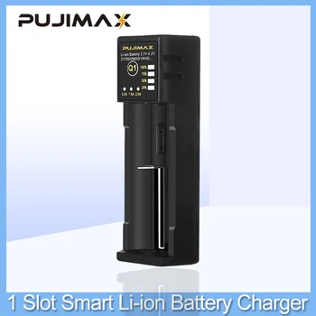 PUJIMAX USB Carregador de Bateria 18650 Com Lndicator Ligh Suporte para o Manual de Ajuste de Corrente Para a Bateria de Lítio Recarregável  5