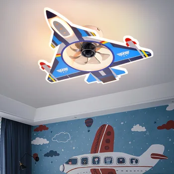 Cartoon Avião LED luzes do Teto para crianças de quarto de bebê lamparas de teco Interior Moderno, Lâmpada de Teto LED de meninos meninas rapazes raparigas  5