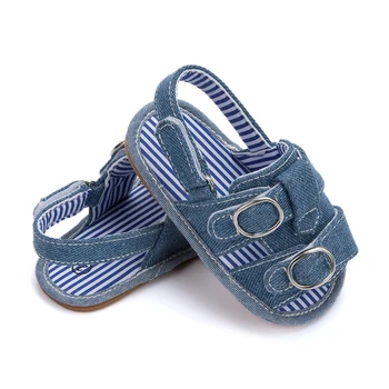 Infantil Sandálias de Verão de Bebê Meninos de Praia Casual Sapatos de Sola Macia Recém-nascido Criança Prewalker Primeiro Pé de Sapato 0-18M  5