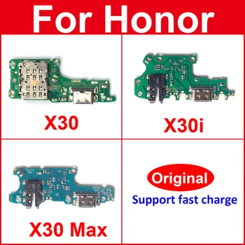 Porta USB Carregador Conselho Para o Huawei Honor X30 X30Max X30i de Carregamento USB Dock Conector da Placa do cabo do Cabo flexível de Peças  3