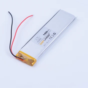 602699 3,7 V 1400mAh bateria Recarregável de li Li-íon do Polímero da Bateria Para tacógrafo DIODO emissor de luz alto-Falante Brinquedos GPS gravador de Condução 6025100  10