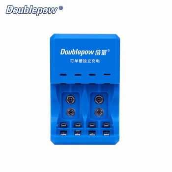 4 Slots Doublepow DP-K33 LED multifuncional Inteligente Carregador Rápido para 1,2 V AA/AAA Ni-CD /Ni-MH/9V baterias recarregáveis  5