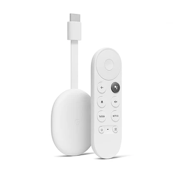 Para o Google Chromecast 4 Com Google TV Pronta Estoque Android de 10 HDR10 Netflix Certificação Dolby Visão  0