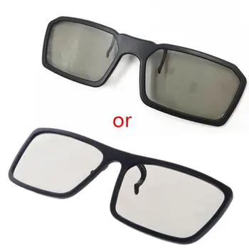 B03F Clip-On Tipo Circular Passivo Polarizado Óculos 3D Para TV 3D Real Cinema 0.22 mm  5