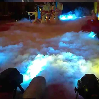 O automóvel de freeshipping 3000W Neblina de Água Máquina de Estágio Efeito de Luz Dmx Fumaça de Gelo Seco e CO2 Para DJ Discoteca Equipamento de Festa de Casamento Barra  4