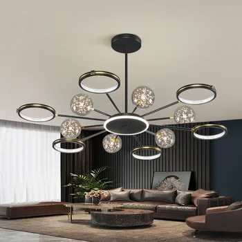 Moderno, Criativo Lâmpada Pendurada Iluminação Led Luminária Lustre Para Viver Sala De Jantar, Quarto Nórdicos Luminária De Teto Decorativo  5
