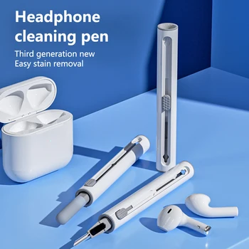 Kit de limpeza para Airpods Pro 1 2 3 Fones de ouvido Caneta de Limpeza da Escova de Fones de ouvido Bluetooth Caso de Ferramentas de Limpeza para o Xiaomi Huawei, Samsung  3