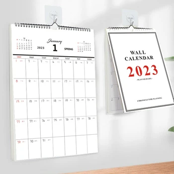 2023 Calendário de Parede INS Estilo Simples Casas de Parede de Gerenciamento de Tempo do Calendário Programador Inicial de planeamento de Suspensão Calendário de Parede  5