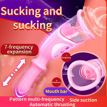 Chupando O Vibrador No Clitóris Estimulação Do Ponto G Mamilo Massager Vagina Chupar O Vibrador Masturbação Brinquedos Sexuais Para As Mulheres  5
